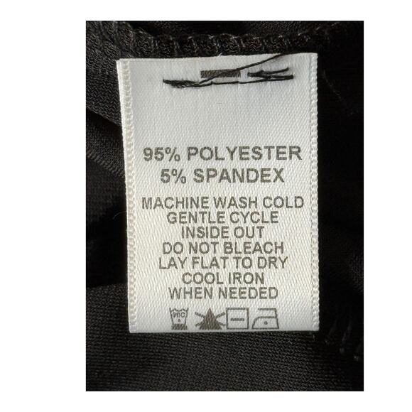 Kiyonna dress Whimsy Ruffled Midi Wrap black size Large L - Picture 6 of 7